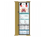 WhiteCoat Clipboard® Trifold - Tactical Brown Respiratory Therapy Edition
